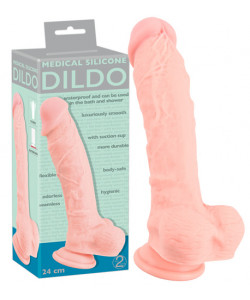 Фаллоимитатор реалистик Medical Silicone Dildo 24см  Артикул: 5266900000