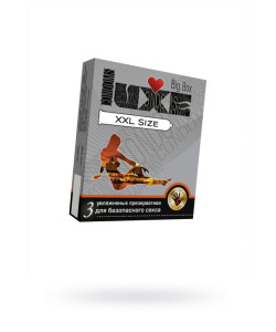 ПРЕЗЕРВАТИВЫ LUXE BIG BOX XXL SIZE ПАНЕЛЬ, 20 СМ., №3, 3 шт.