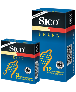 Презервативы SICO Pearl Точечное рифление 3 шт.