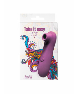 ВАКУУМНО-ВОЛНОВОЙ СТИМУЛЯТОР TAKE IT EASY ACE PURPLE 9020-03LOLA