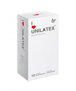 ПРЕЗЕРВАТИВЫ UNILATEX "ULTRA THIN" ультратонкие, 12 шт., арт. 3015