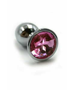 KL-AL001S Анальная пробка "Small"из аллюминия light pink