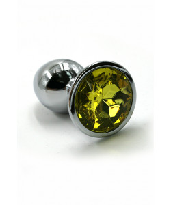 KL-AL011S Анальная пробка "Small"из аллюминия light yellow