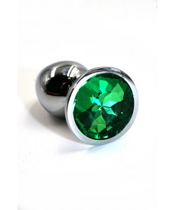 KL-AL010S Анальная пробка "Small"из аллюминия dark green