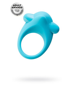 768008 ЭРЕКЦИОННОЕ КОЛЬЦО НА ПЕНИС TOYFA A-TOYS, СИЛИКОН, ГОЛУБОЙ, Ø 5,4 СМ