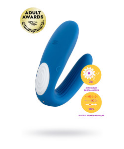 J2008-5 МНОГОФУНКЦИОНАЛЬНЫЙ СТИМУЛЯТОР ДЛЯ ПАР SATISFYER PARTNER WHALE, СИЛИКОН, ГОЛУБОЙ, 17 С J2008-5 МНОГОФУНКЦИОНАЛЬНЫЙ СТИМУЛЯТОР ДЛЯ ПАР SATISFYER PARTNER WHALE, СИЛИКОН, ГОЛУБОЙ, 17 С