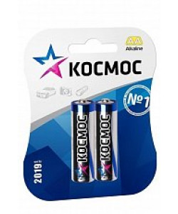 Батарейка Космос LR6 пальчиковая для секс-игрушек1 шт Батарейка Космос LR6 пальчиковая для секс-игрушек1 шт
