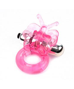 КОЛЬЦО ЭРЕКЦИОННОЕ С ВИБРАЦИЕЙ "BUTTERFLY RING" арт. EK-2107 КОЛЬЦО ЭРЕКЦИОННОЕ С ВИБРАЦИЕЙ "BUTTERFLY RING" арт. EK-2107