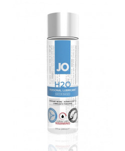 JO40078 Классический возбуждающий лубрикант на водной основе JO H2O Warming, 8 oz (240мл.)
