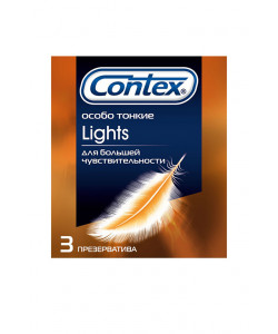 Contex 3 Lights: Презервативы "Contex" № 3 Lights максимально чувствительные