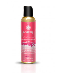 JO40517 Массажное масло с феромонами и афродизиаками "Флирт" DONA Scented Massage Oil Flirty Aroma: Blushing
