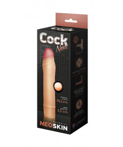 Фаллоудлинитель киберкожа COCK NEXT, L 195 мм D 35 мм, артикул 690203