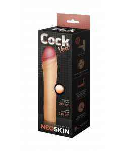 Фаллоудлинитель киберкожа COCK NEXT, L 200 мм D 38 мм, артикул 690303