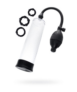 709014 МЕХАНИЧЕСКАЯ ПОМПА SEXUS MEN ERECTION BJORN, ABS-ПЛАСТИК, ЧЕРНАЯ, 55 СМ