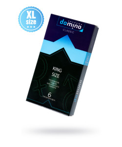 730/1 ПРЕЗЕРВАТИВЫ DOMINO, CLASSIC, KING SIZE, 19 СМ, 5,2 СМ, 6 ШТ. 730/1 ПРЕЗЕРВАТИВЫ DOMINO, CLASSIC, KING SIZE, 19 СМ, 5,2 СМ, 6 ШТ.