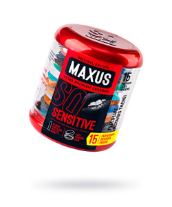 173/1 ПРЕЗЕРВАТИВЫ MAXUS, УЛЬТРАТОНКИЕ, ЛАТЕКС, ЖЕЛЕЗНЫЙ КЕЙС, 18 СМ, 5,3 СМ, 15 ШТ. 173/1 ПРЕЗЕРВАТИВЫ MAXUS, УЛЬТРАТОНКИЕ, ЛАТЕКС, ЖЕЛЕЗНЫЙ КЕЙС, 18 СМ, 5,3 СМ, 15 ШТ.
